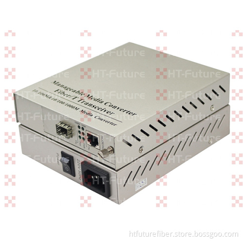 1 Fiber Port and 1 RJ45 Port 10M/100M Industrial Fiber Media Converter